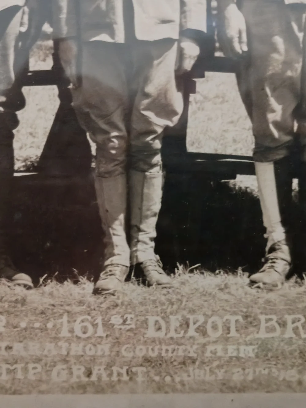 WW1-1918 Camp Grant 4' X 1' Photograph In Original Frame